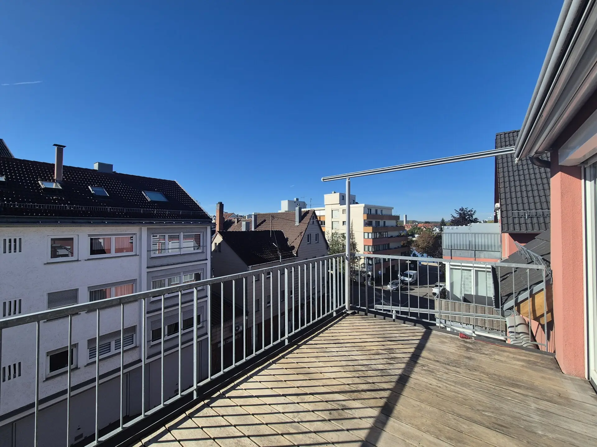 Balkon nach Westen mit Seeblick