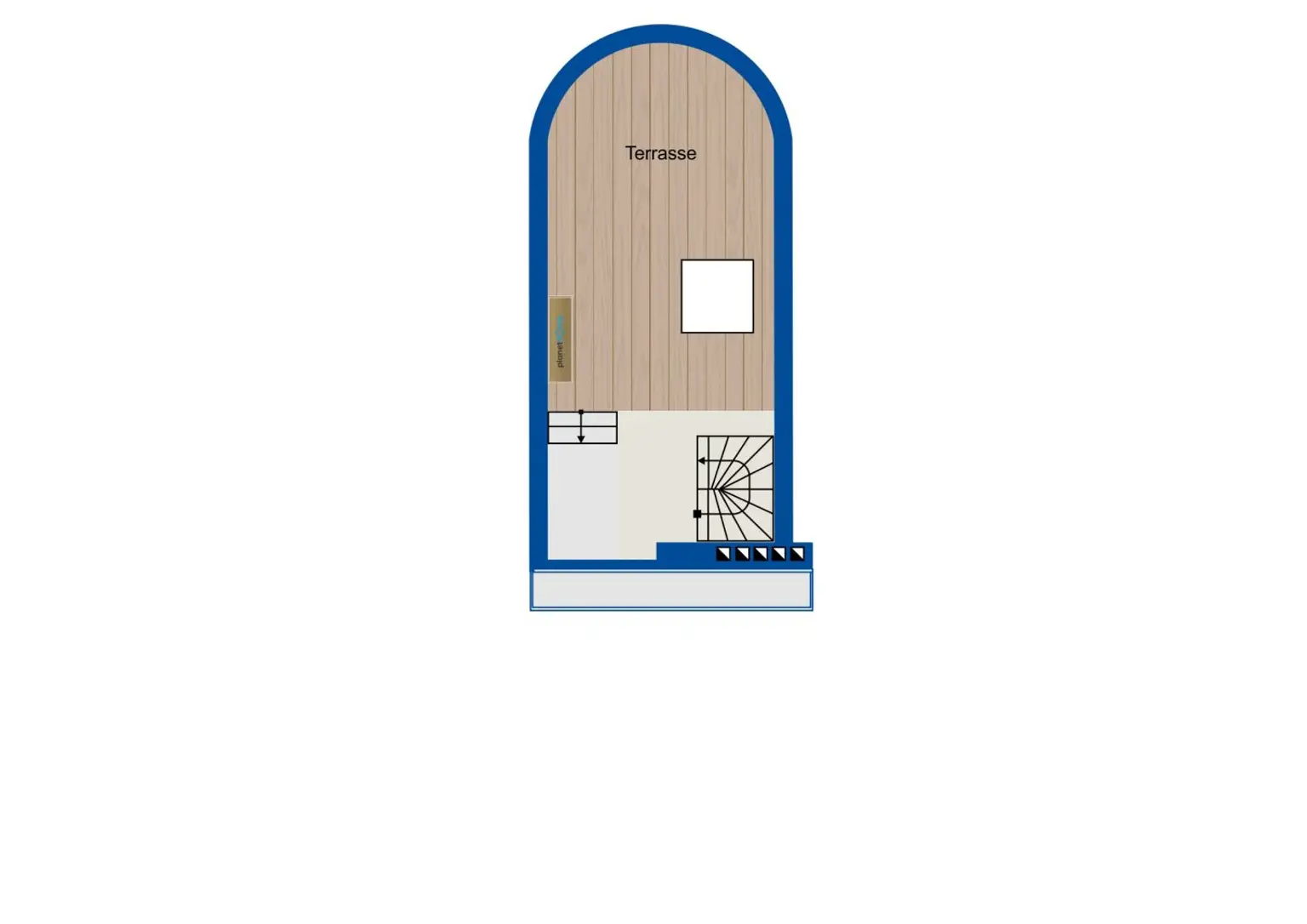 Grundrissplan Terrasse