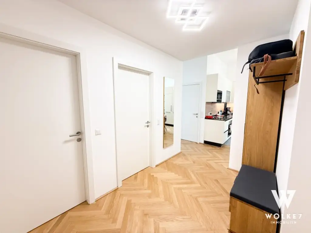 Klassischer Altbau trifft modernen Luxus – Helle kernsanierte 2-Zimmer-Wohnung mit Balkon & Tiefgarage in bester Lage von Margareten