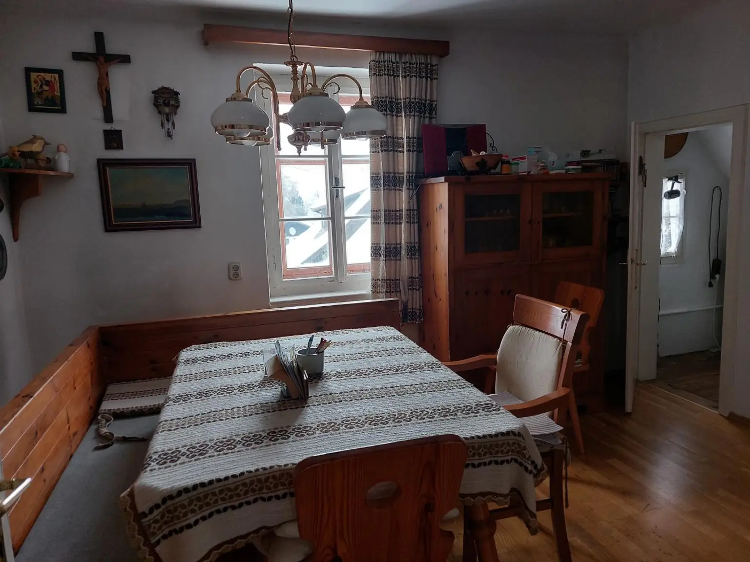 Wohn- Essbereich im Obergeschoss