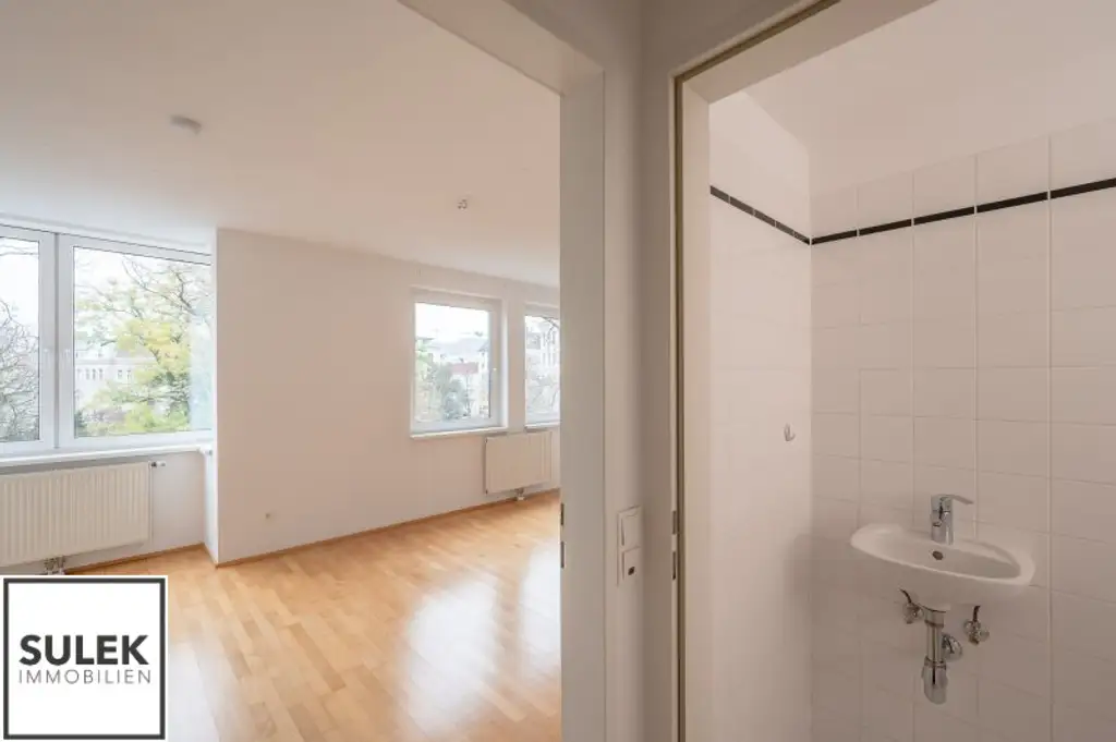 Gut geschnittene 2 Zimmer Neubauwohnung mit Grünblick auf den Schubertpark!