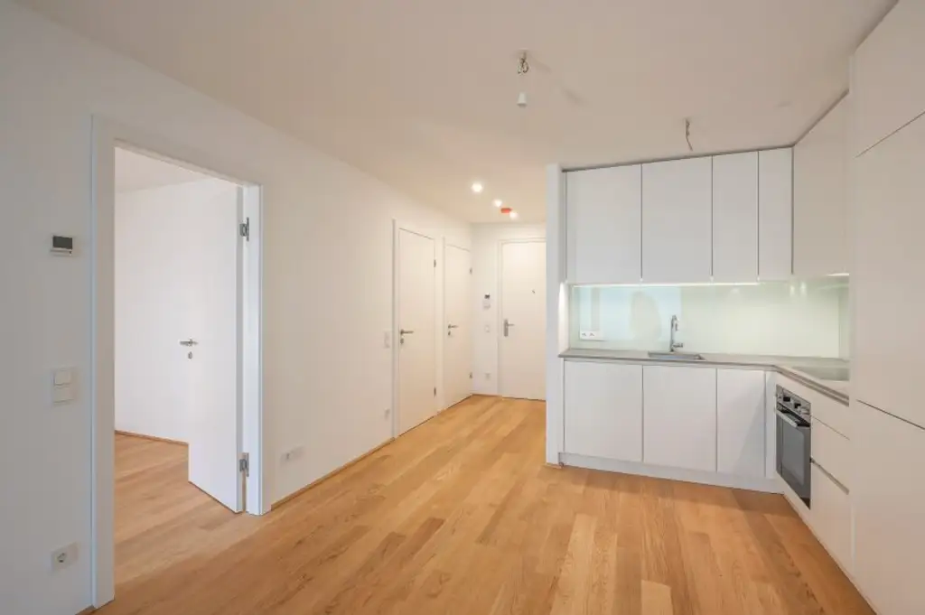 EDUART-Die Kunst des Wohnens: Hochwertiger 2-Zimmer NEUBAU-ZWEITBEZUG mit 15m² Garten und 10m² Terrasse! (8/7)