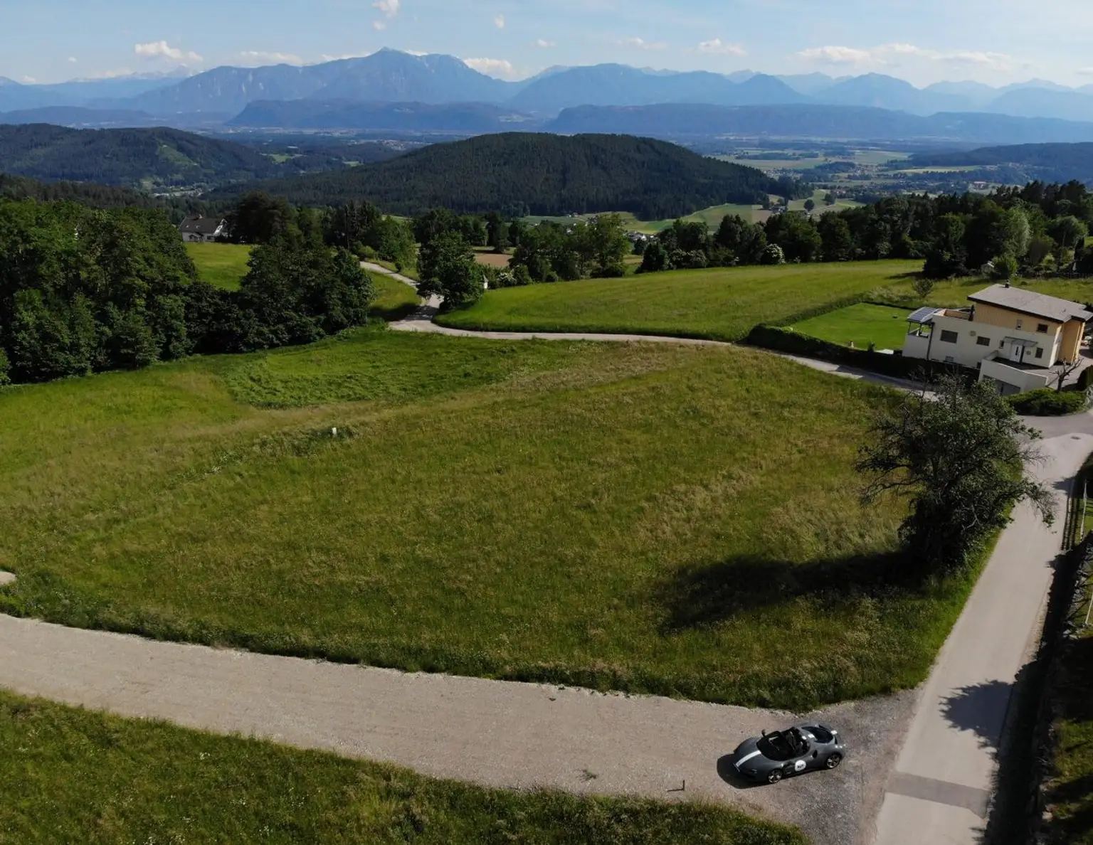 Fünf traumhafte, vollaufgeschlossene Grundstücke mit einem umwerfenden Panoramablick in Latschach am Magdalensberg