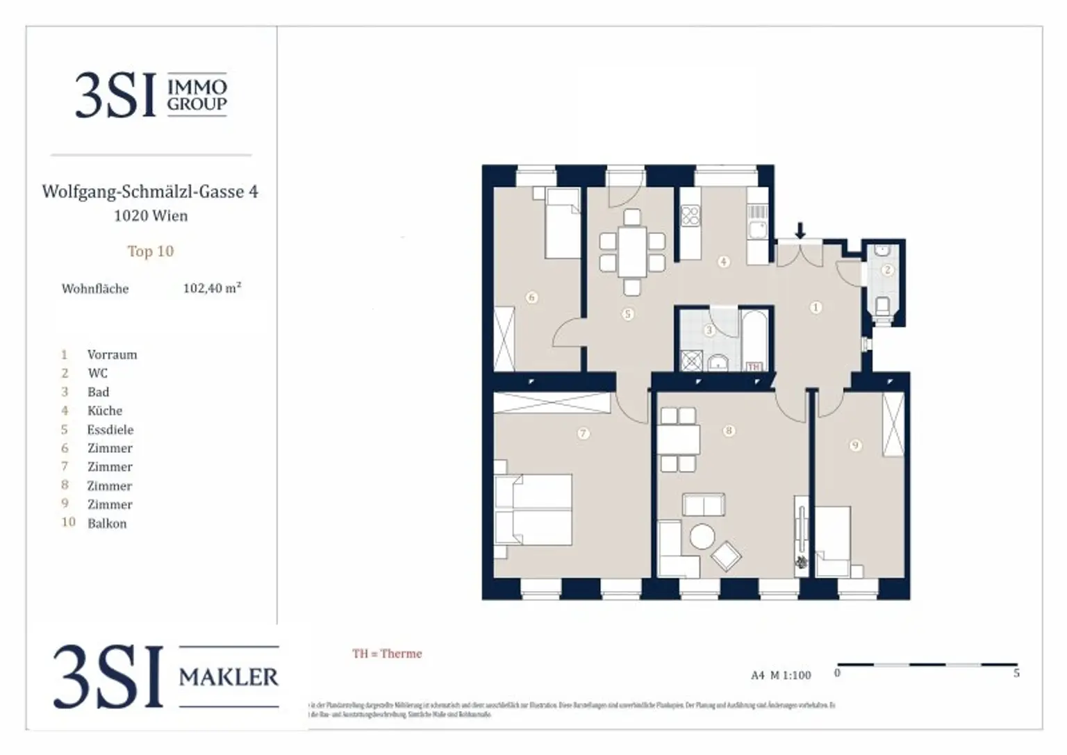 Exklusives Wohnambiente im Wiener Altbau nahe dem beliebten Wiener Prater