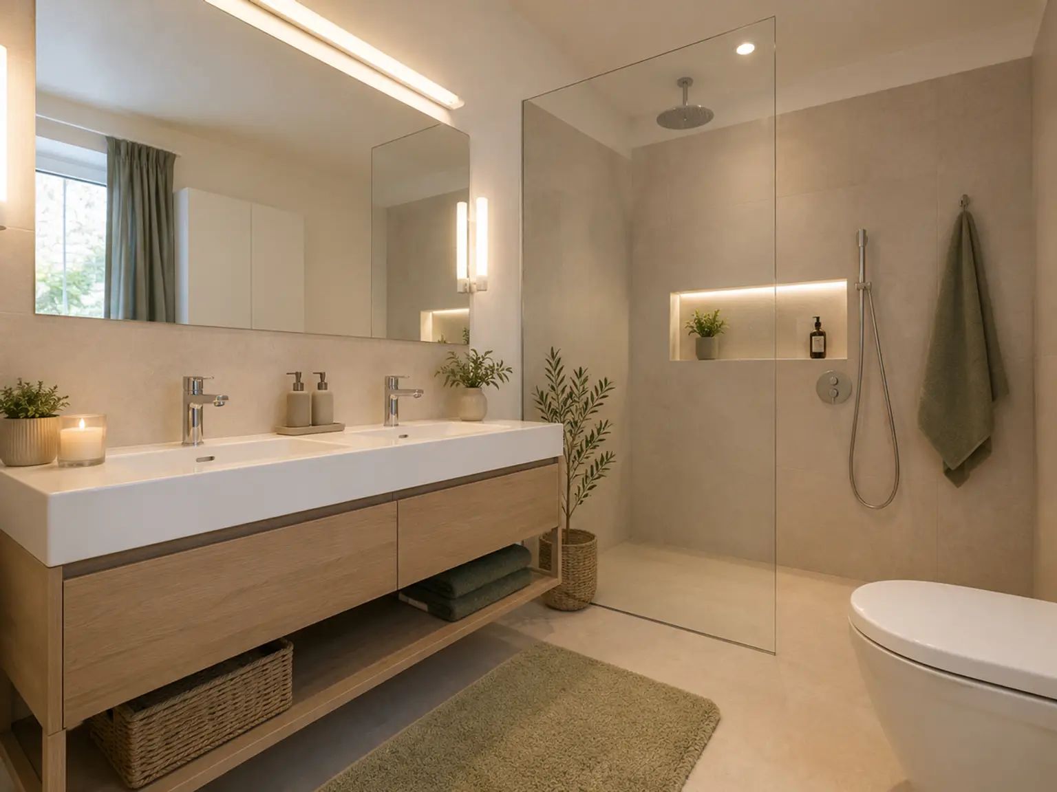 Badezimmer Beispiel KI
