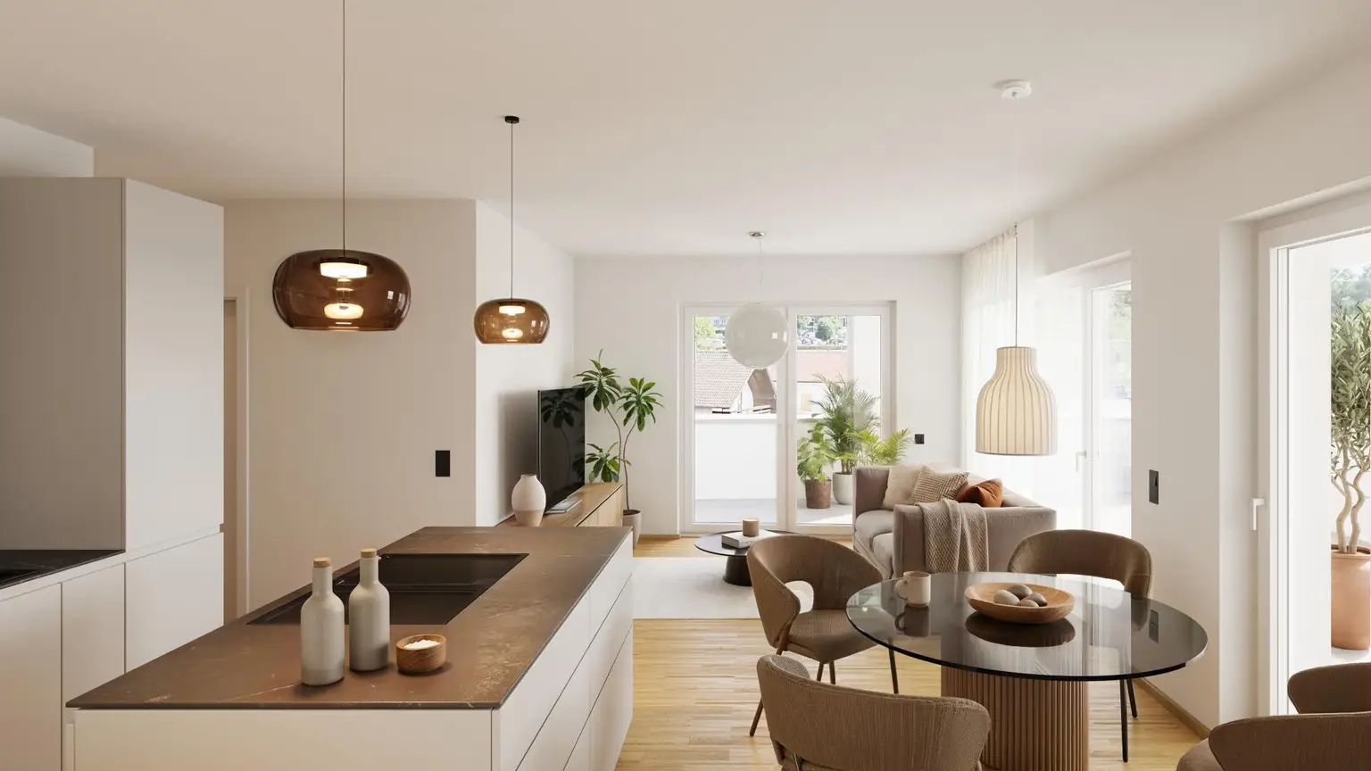 Kochen, Essen und Wohnen