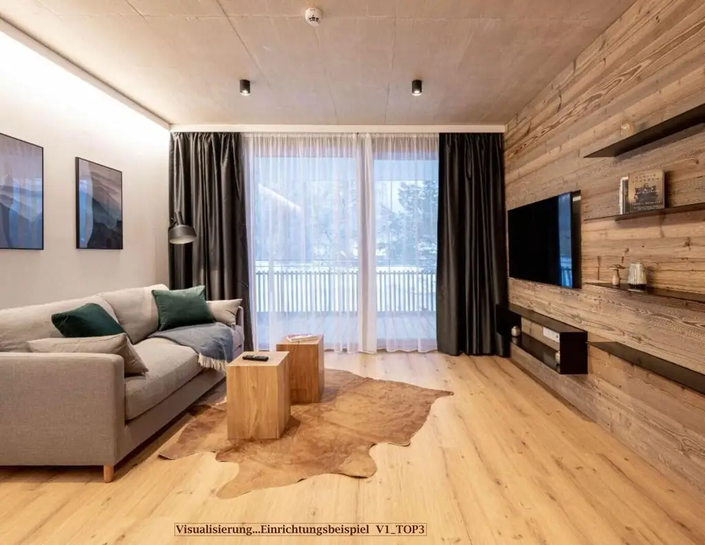 Neubau Eigentumswohnung mit großem südwestseitig überdachtem Balkon