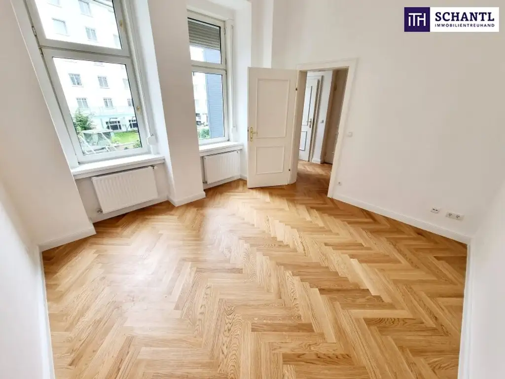 Stuck an der Decke. Gänsehaut im Herzen! 3 Zimmer und separate Küche in Bestlage in 1050 Wien! HIP und TRENDY die Gegend - Magisch schön das Altbauhaus - Ein MUST HAVE die Wohnung! TOP Infrastruktur + Beste öffentliche…