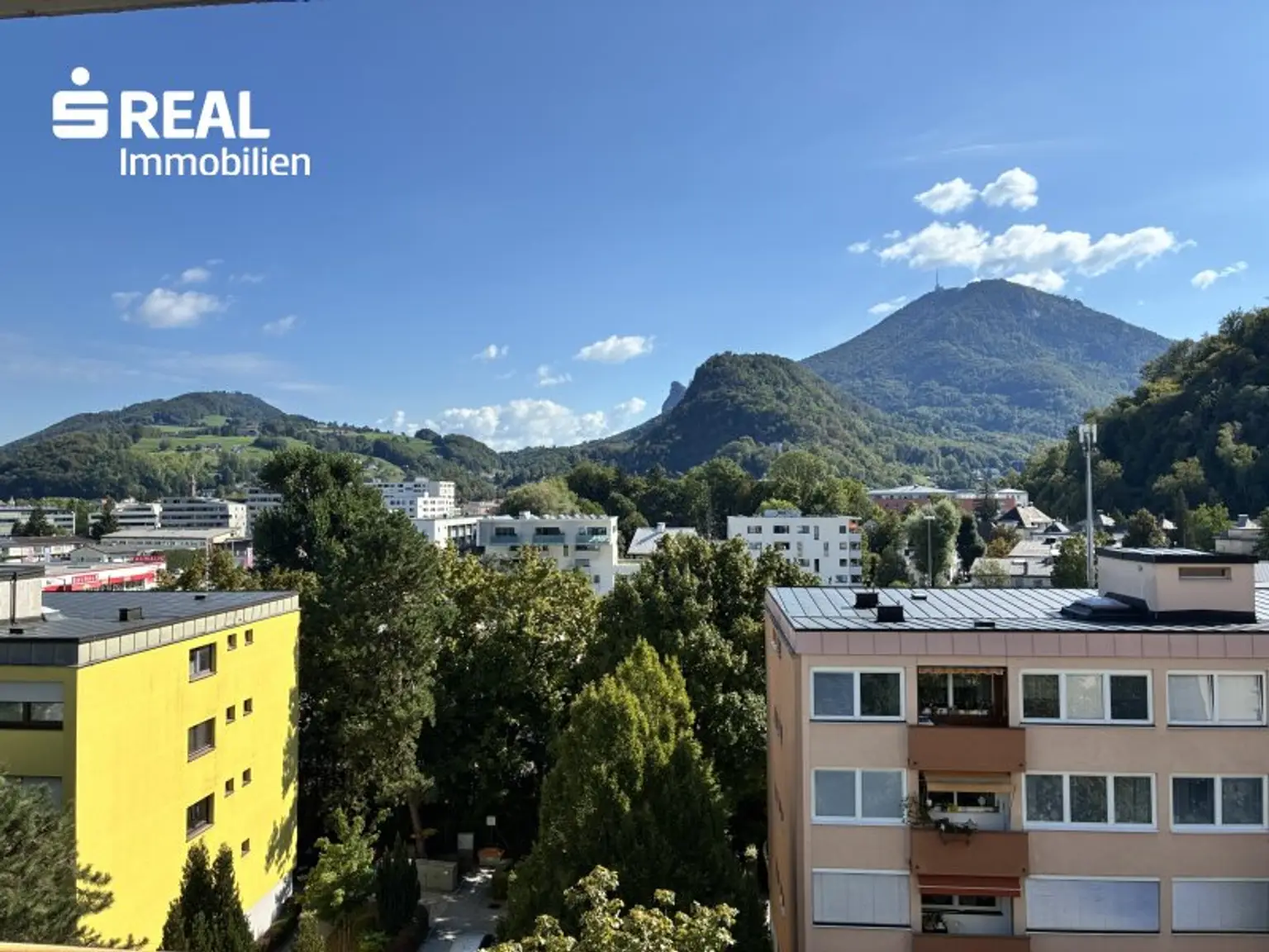 Ausblick von der Loggia Richtung Osten