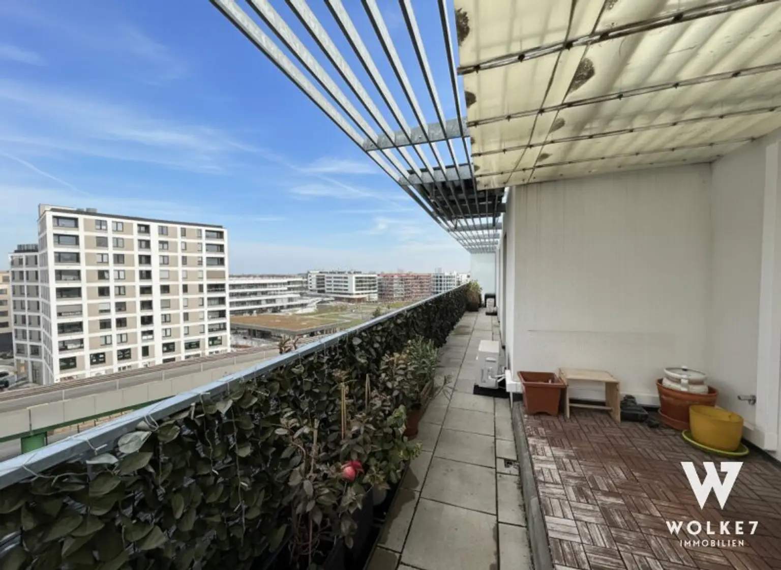 U2 Seestadt | Moderne 4-Zimmer-Eigentumswohnung im 7. Stock – mit großzügigen Freiflächen | Fußbodenheizung + Klima