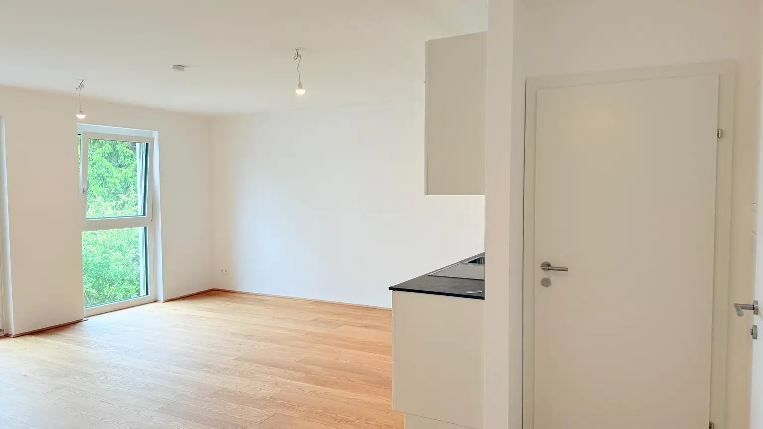 2 Zimmer mit Balkon und nachhaltiges Wohnen in Essling, in deckengekühlter Ruhelage