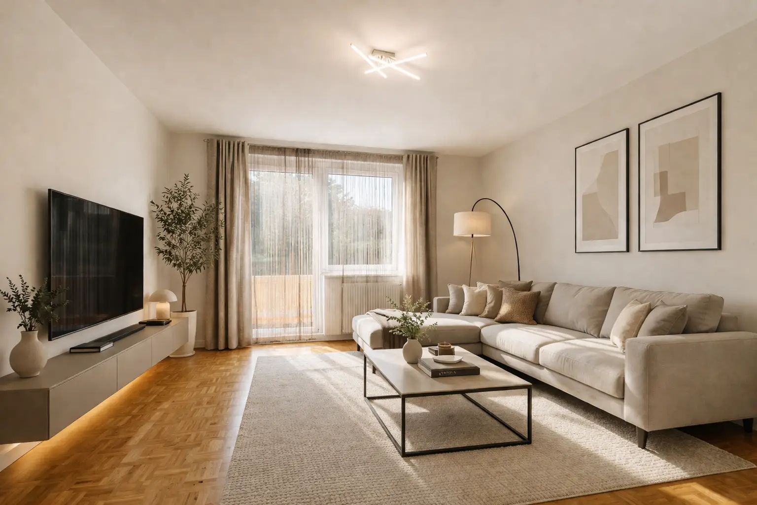 Wohnzimmer KI BillrothSiedlung