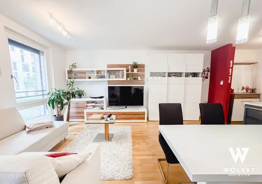 Modernes City-Refugium mit Loggia, Parkblick & Garage im Nordbahnviertel | U1 | Str.-Bahn 12, O |