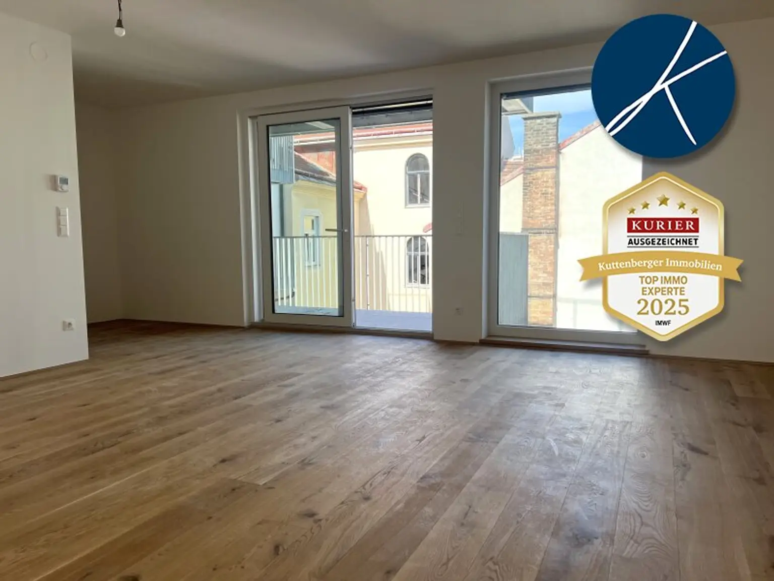 *Superprojekt: "Über den Baumwipfeln" Top 43  Erstklassige 3-Zimmer Wohnung mit Blick auf die Kastanienbäume + Balkon