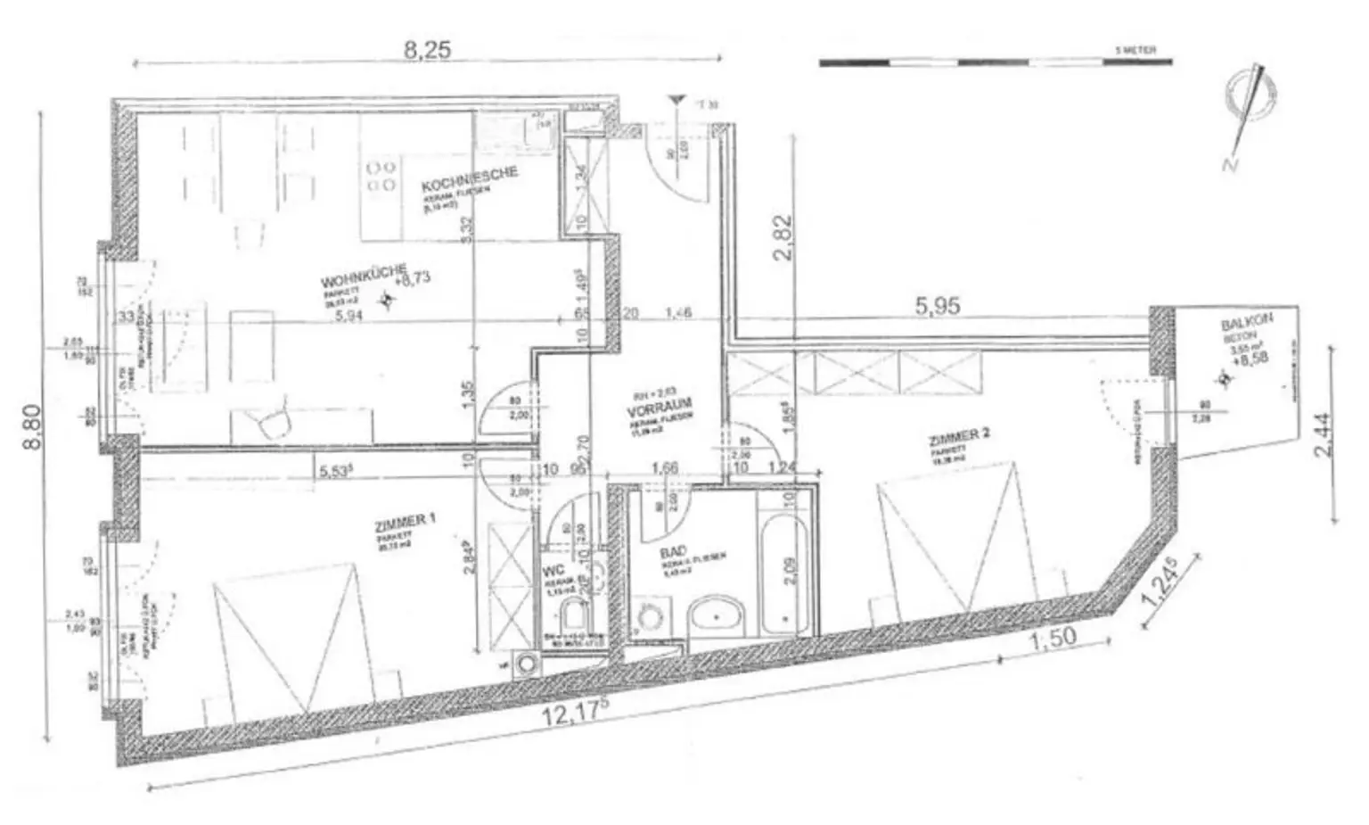NEUBAUWOHNUNG mit BALKON+GARAGE, Nähe Kircheng./Mariahilfer Str.