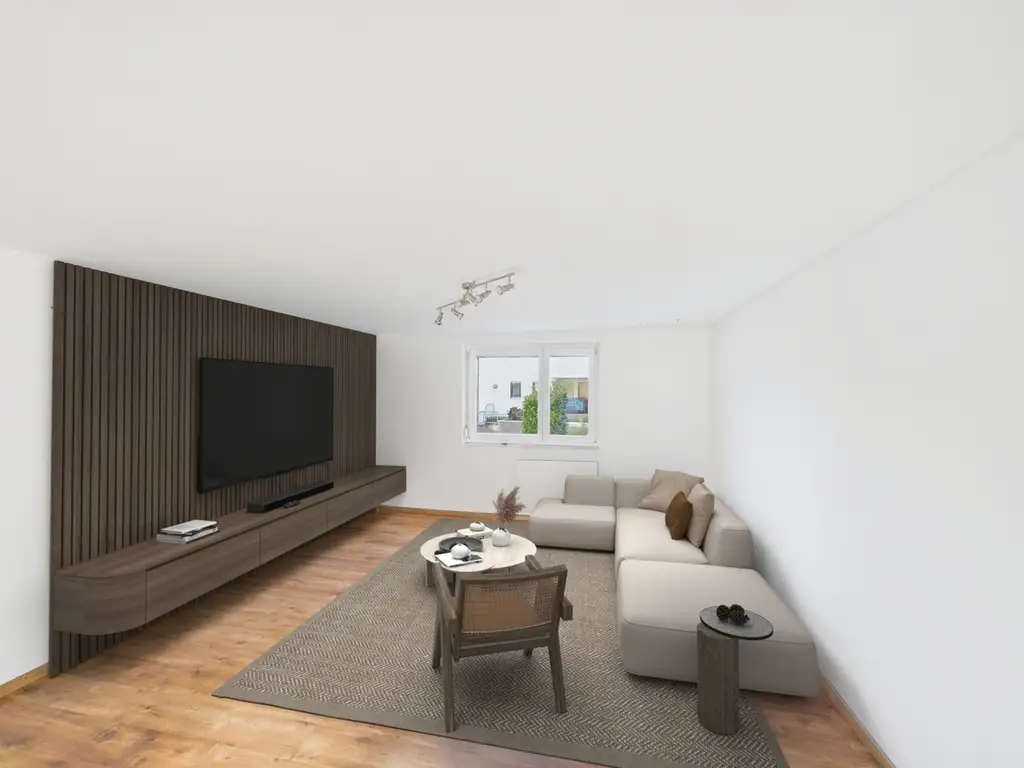 Sofort beziehbare 3-Zimmer-Wohnung mit Terrasse, Energieklasse B, EBK und Komfortbad.