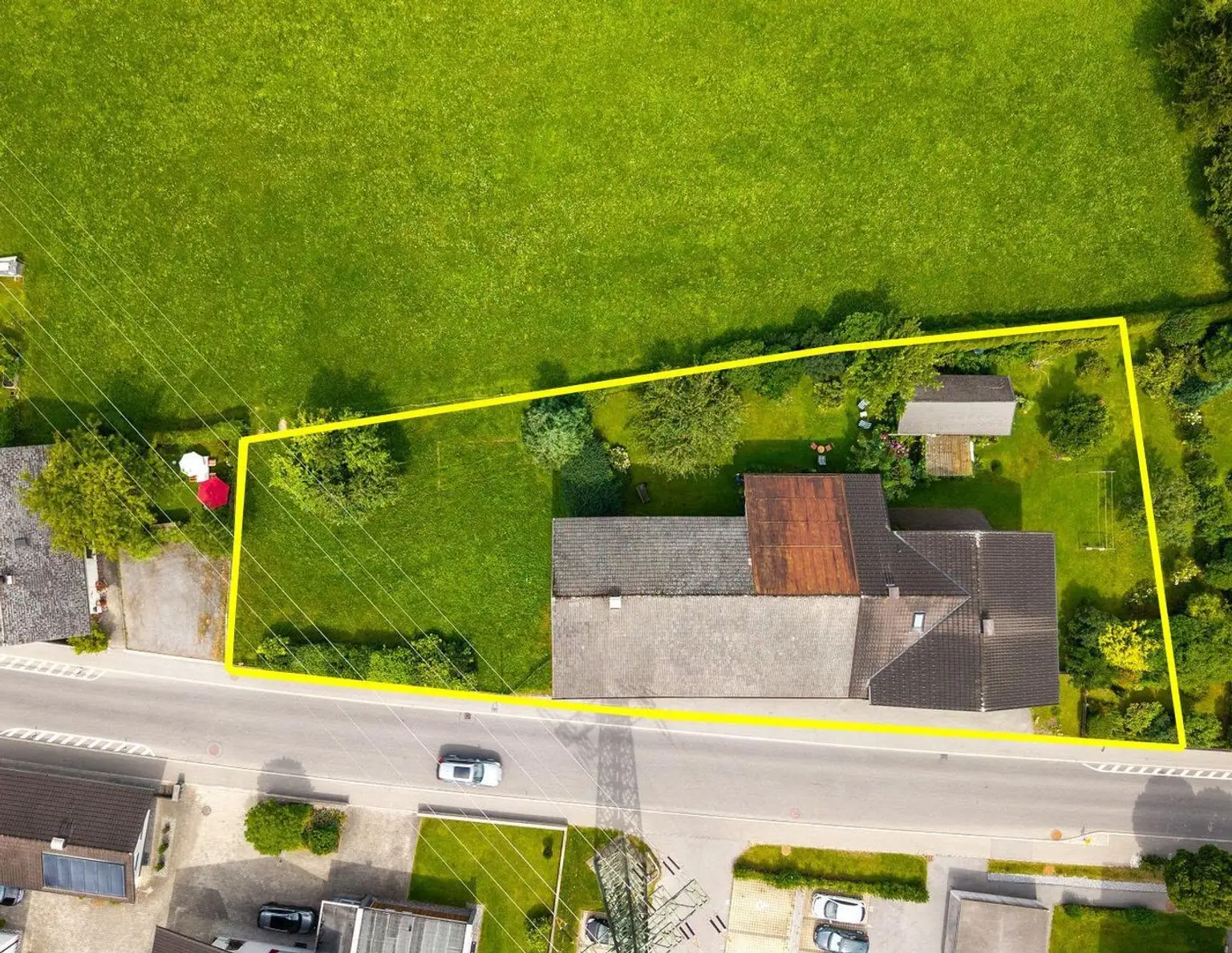 Grundstück mit Altbestand