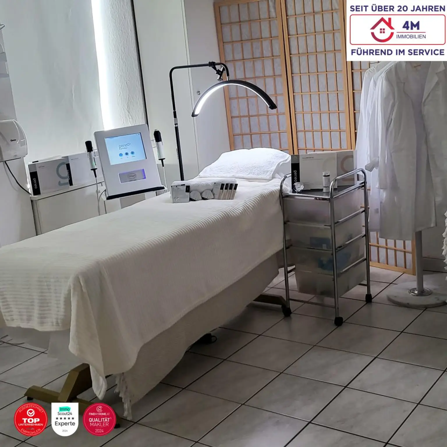 Behandlungsraum innerhalb etablierter Kosmetiksalon günstig zu vermieten