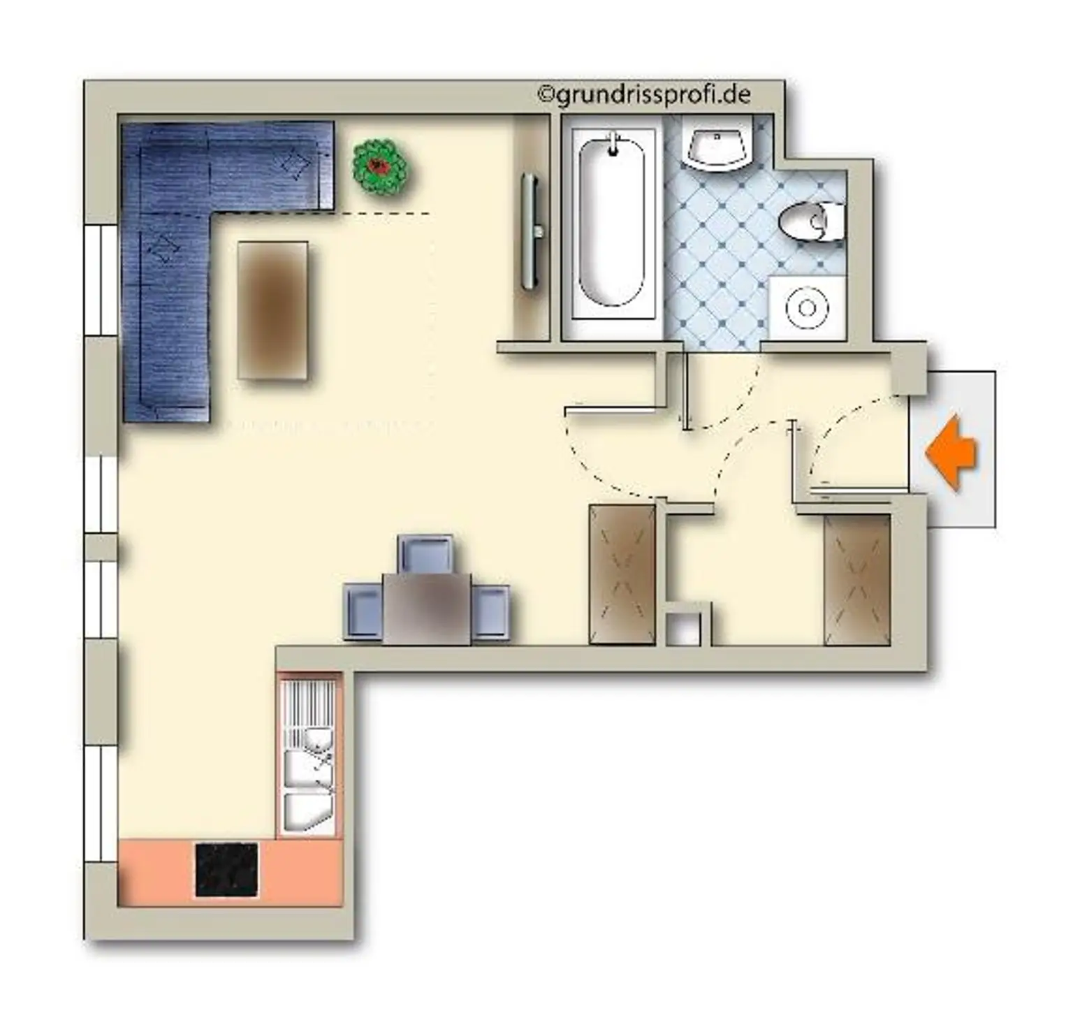 "FULLY Furnished Miete in Top-Lage!"