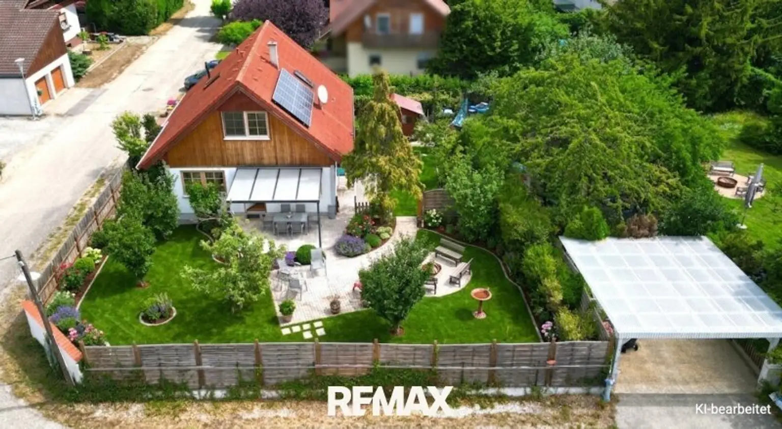 Garten virtuell begrünt