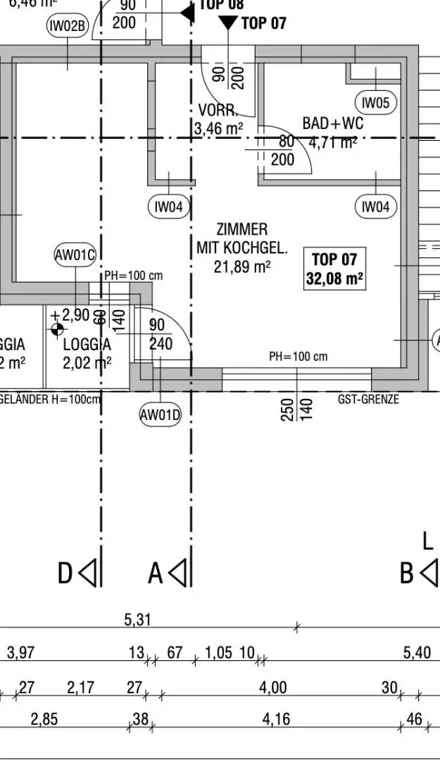 Erstbezug – kompakte 2-Zimmer-Wohnung mit Loggia, Luft-Wärmepumpe & PV-Anlage