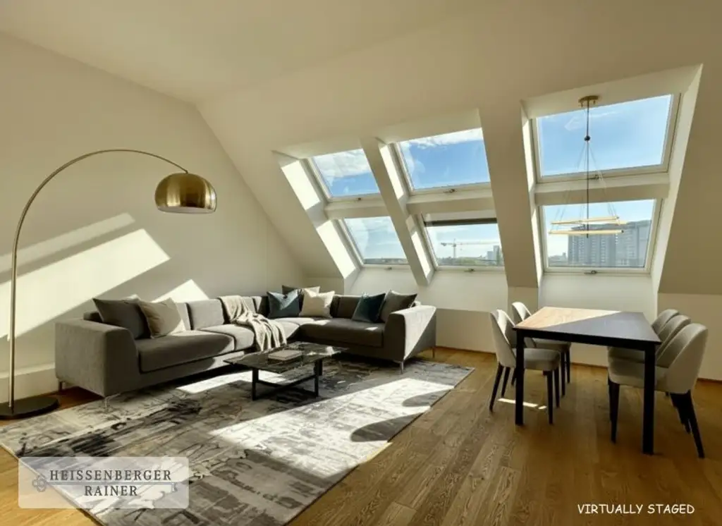 EINZIGARTIGE AUSBLICKE, LICHT & FLEXIBILITÄT /// moderne Dachterrassenwohnung mit toller, großer Dachterrasse