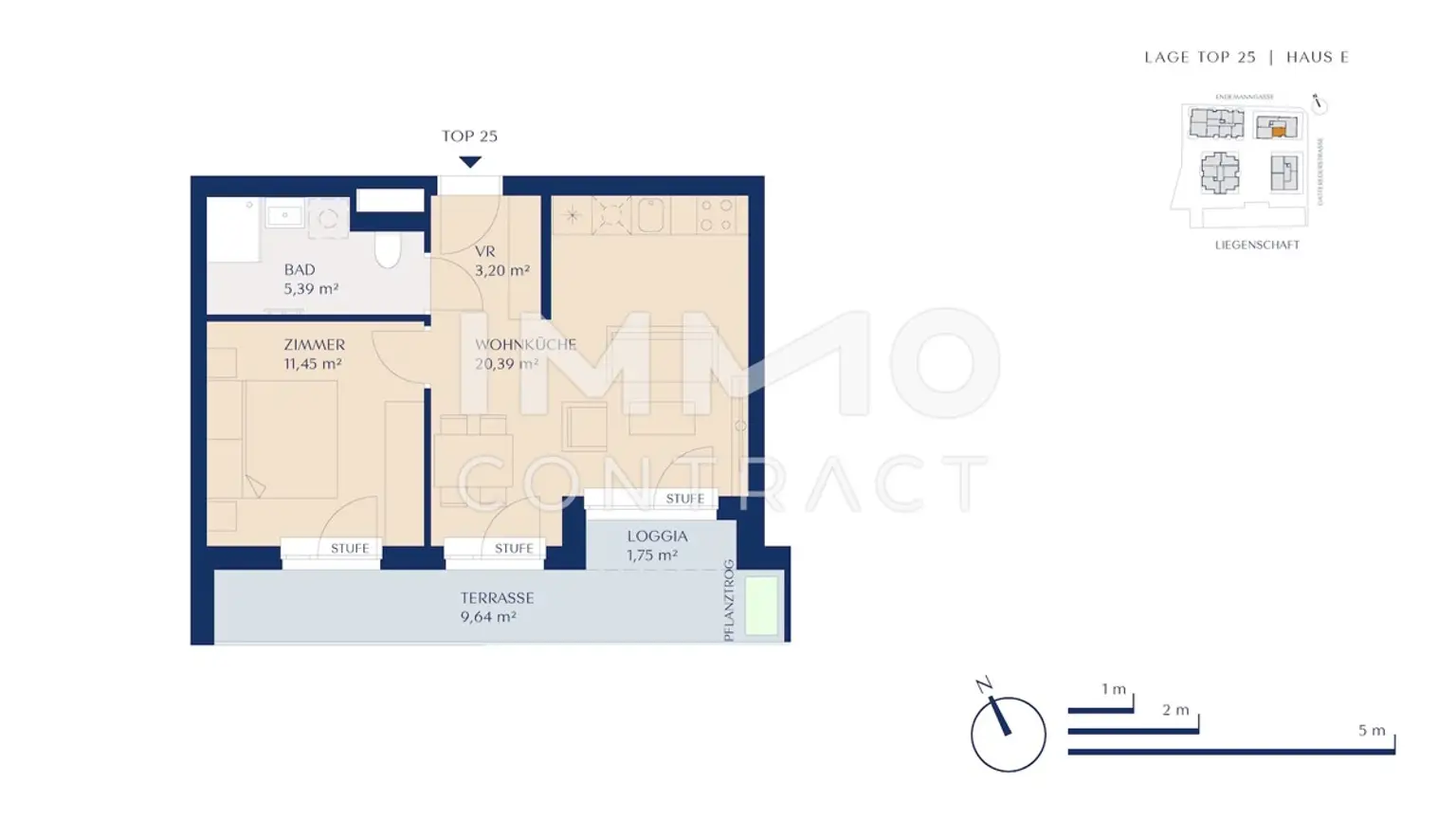 Sonnige Terrassenwohnung zwischen Liesingbach und Rosenhügel (Neubau, Erstbezug) - keine Provision