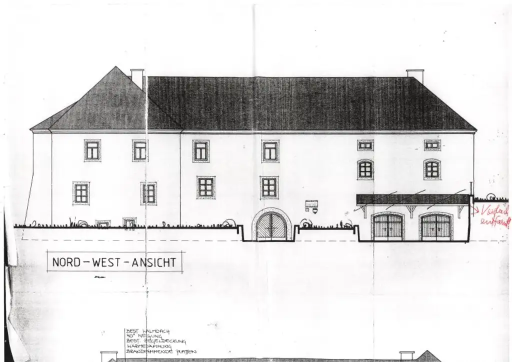 Herrschaftlicher Dreikanthof im Weinviertel