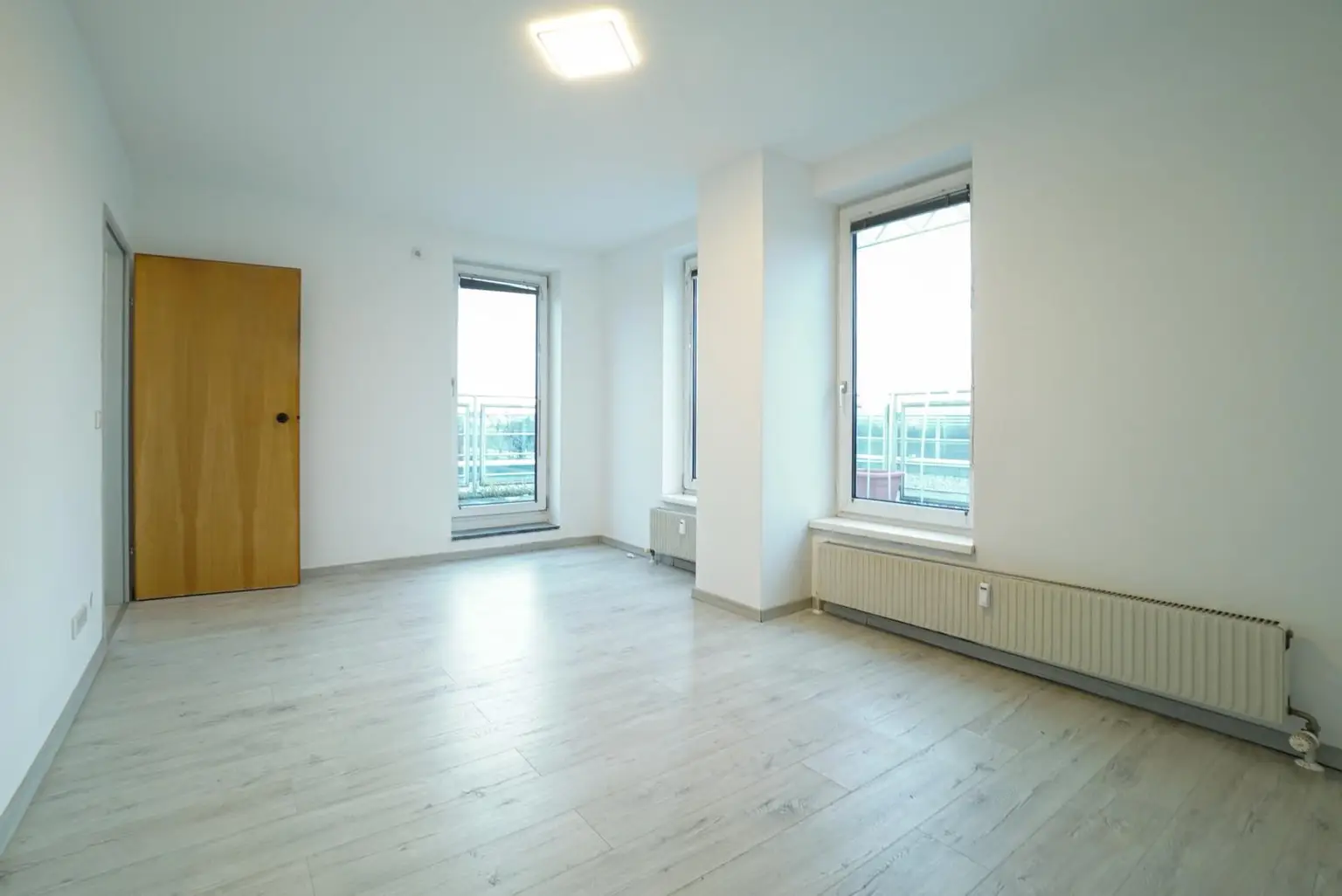 Schlafzimmer mit Dachterrasse