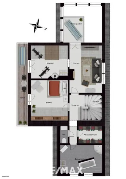 Grundriss Obergeschoss