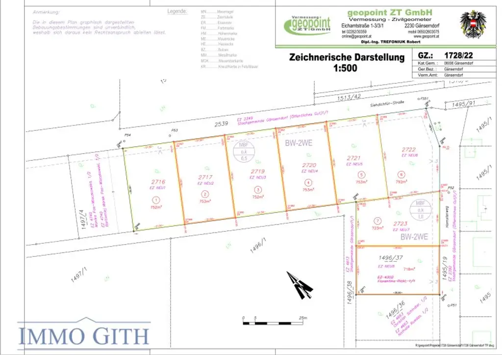 SONNE & NATUR – 723 M² BAUGRUND MIT PERFEKTER INFRASTRUKTUR NAHE WIEN ZU KAUFEN!