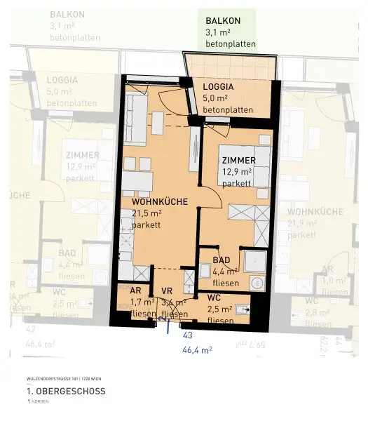 PROVISIONSFREI - Aspern Flats 101 - Ihr Traum vom Eigenheim im Grünen