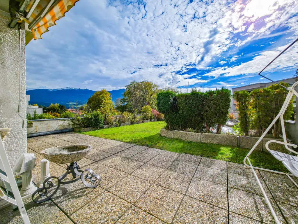 WG-taugliche, barrierefreie Wohnung mit Westterrasse und kleinem Garten in Mühlau!