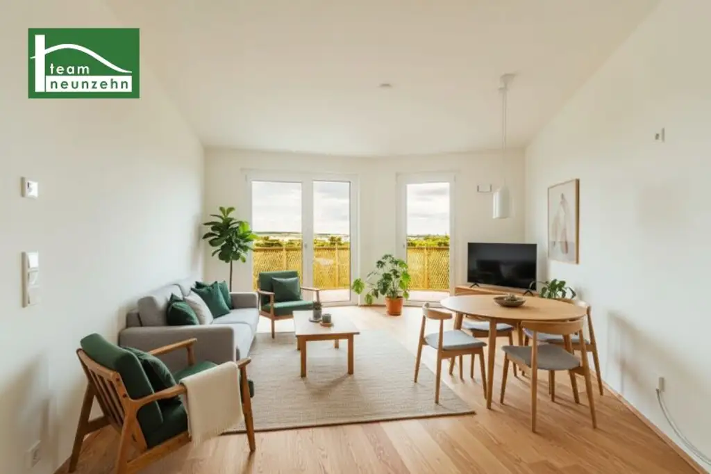 Sie werden es lieben – durchdachte Grundrisse mit Freiflächen im Grünen – Niedrig-Energie-Standard