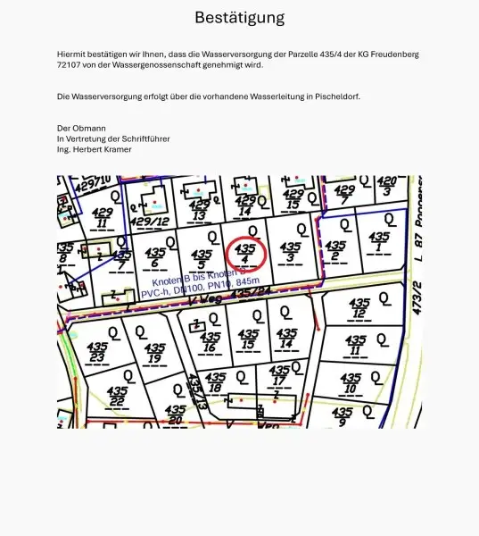 Schöner 1.043m² flacher, sonniger und ruhiger Baugrund in Pischeldorf/Magdalensberg am Waldblick