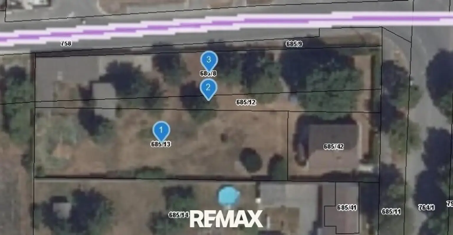 Plan der Grundstücke