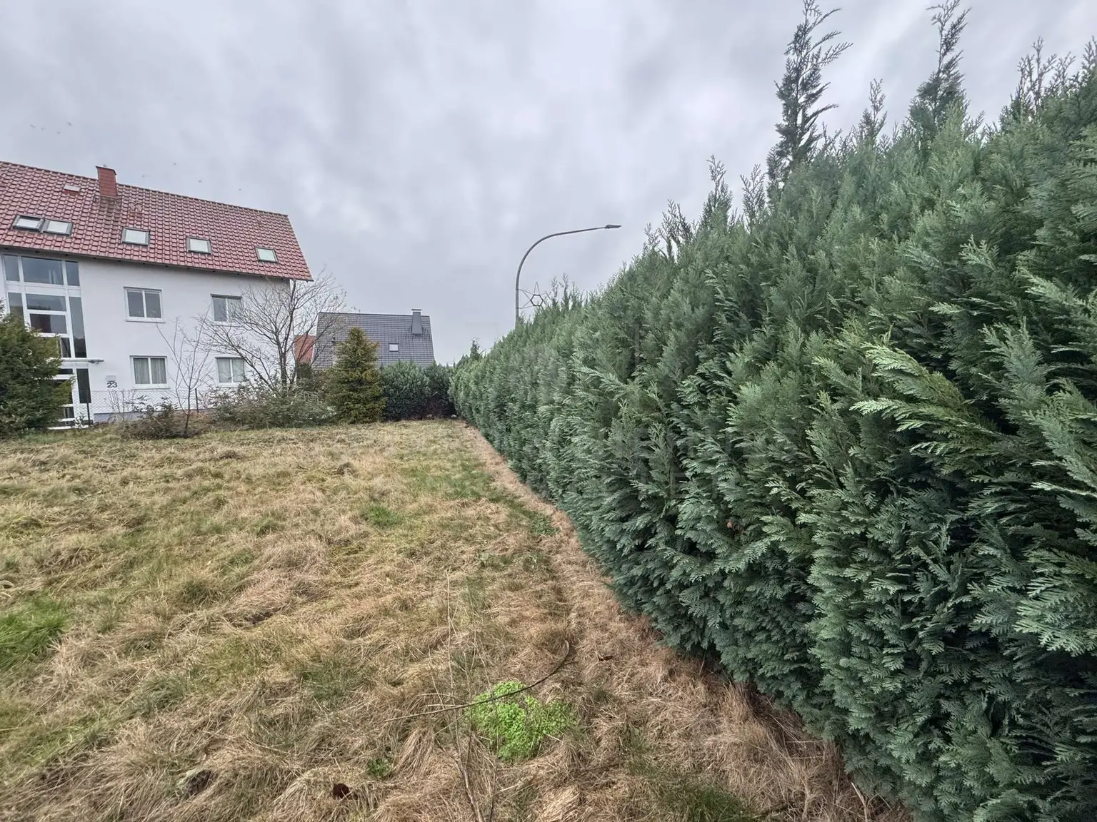 Nicht einsehbares Grundstück