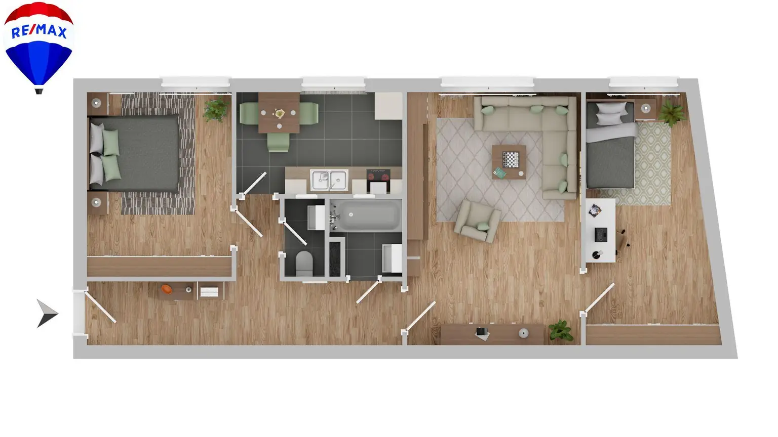 " ++ FastImVierten ++ ruhige Lage ++"