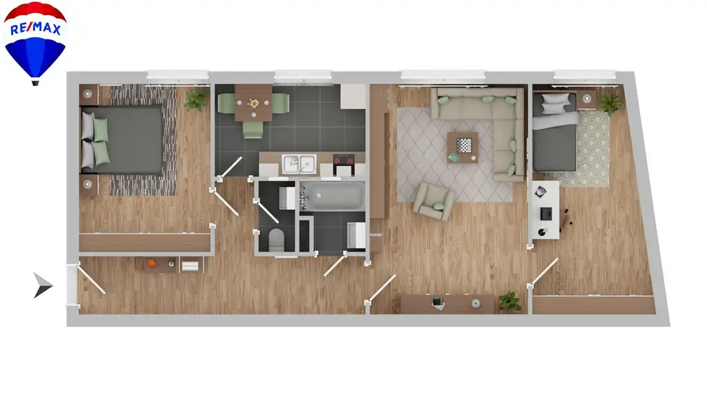 " ++ FastImVierten ++ ruhige Lage ++"