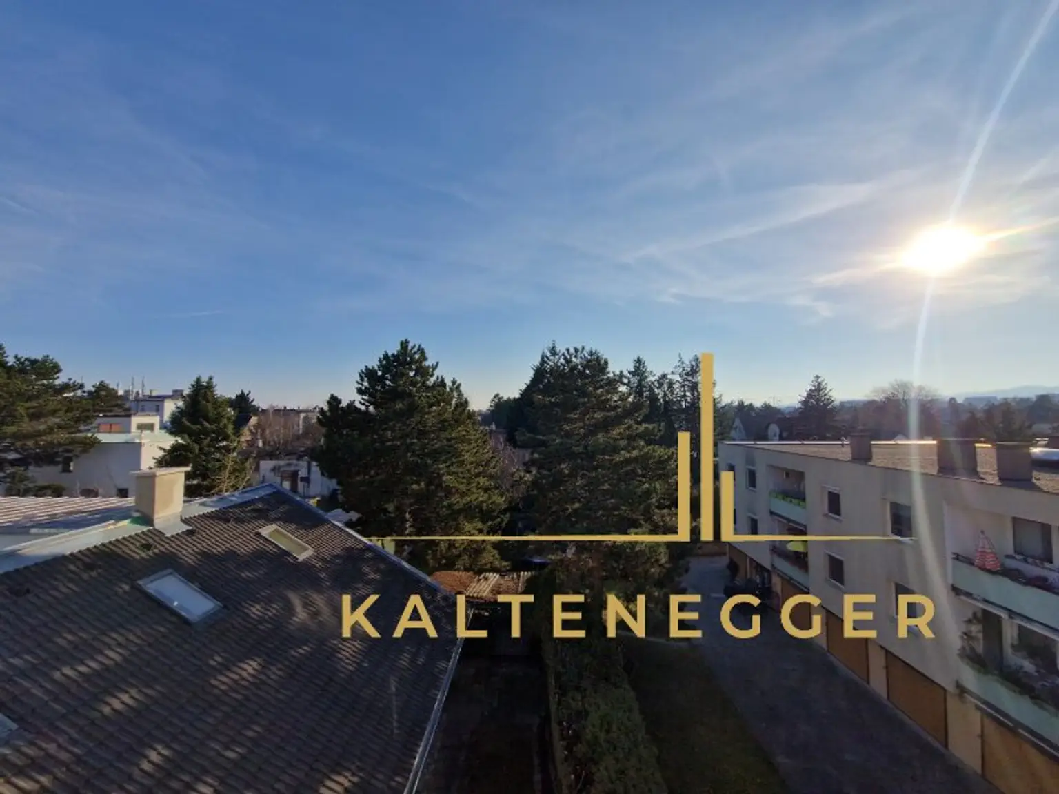 Fernblick von der uneinsehbaren Terrasse aus