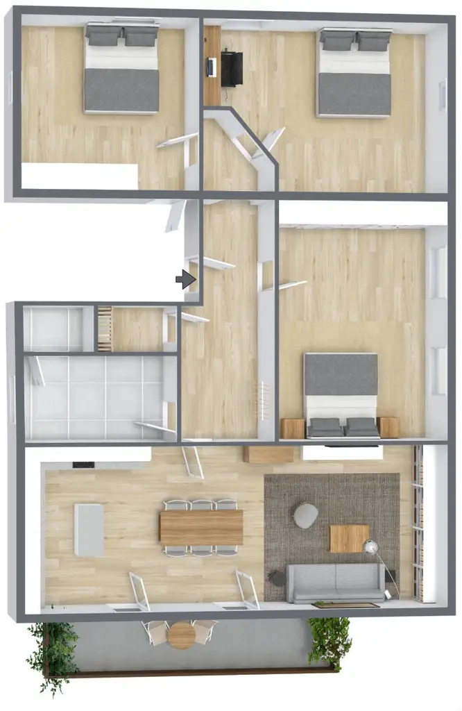 8054 Graz Südwest Absolute Ruhelage Großzüges Wohnen, sehr günstige Betriebskosten