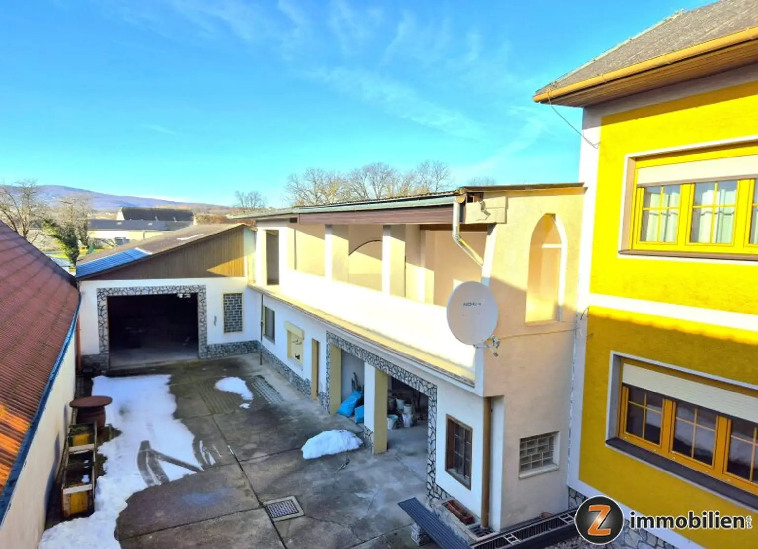 Blick in den Innenhof