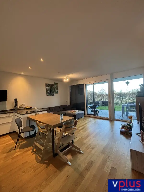 Familienfreundliche 3-Zimmer-Wohnung mit Garten und zwei Tiefgaragenplätzen in Dornbirn