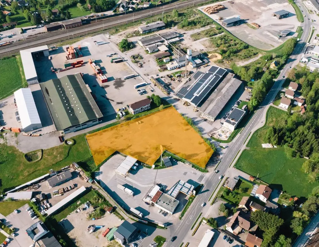 Gewerbegrundstück mit Entwicklungspotenzial in Fürnitz - ca. 8.300 m² - Miete oder Baurecht möglich