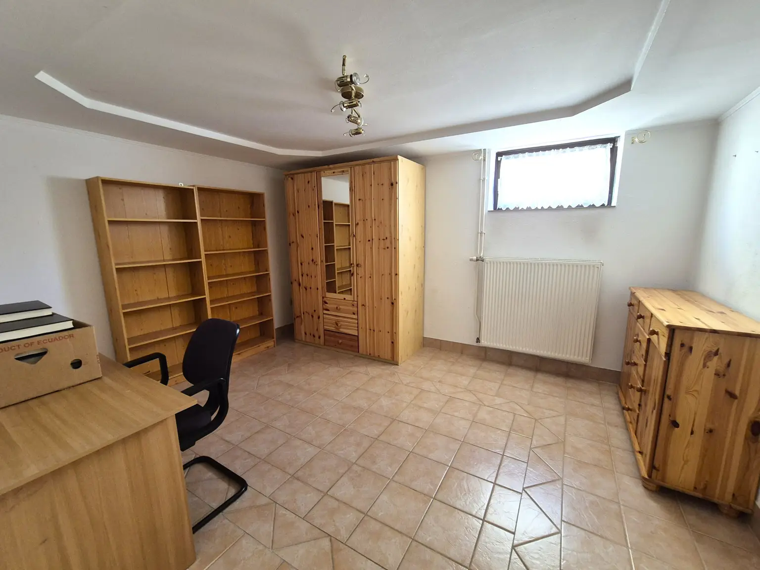 Büro-Zimmer im Keller
