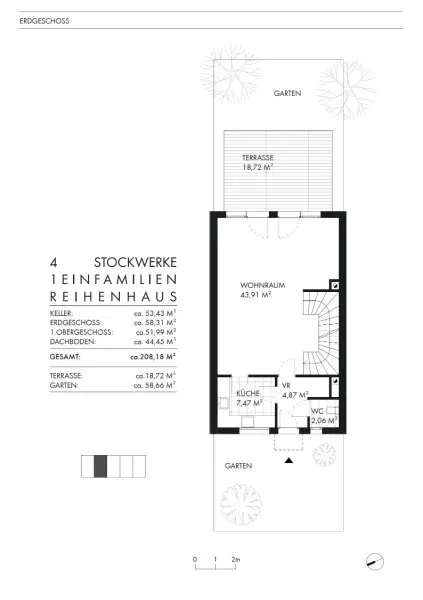Familienidylle auf 4 Etagen in Essling I ca. 209m² benutzbare Fläche I Kamin I Naturnah & top Anbindung