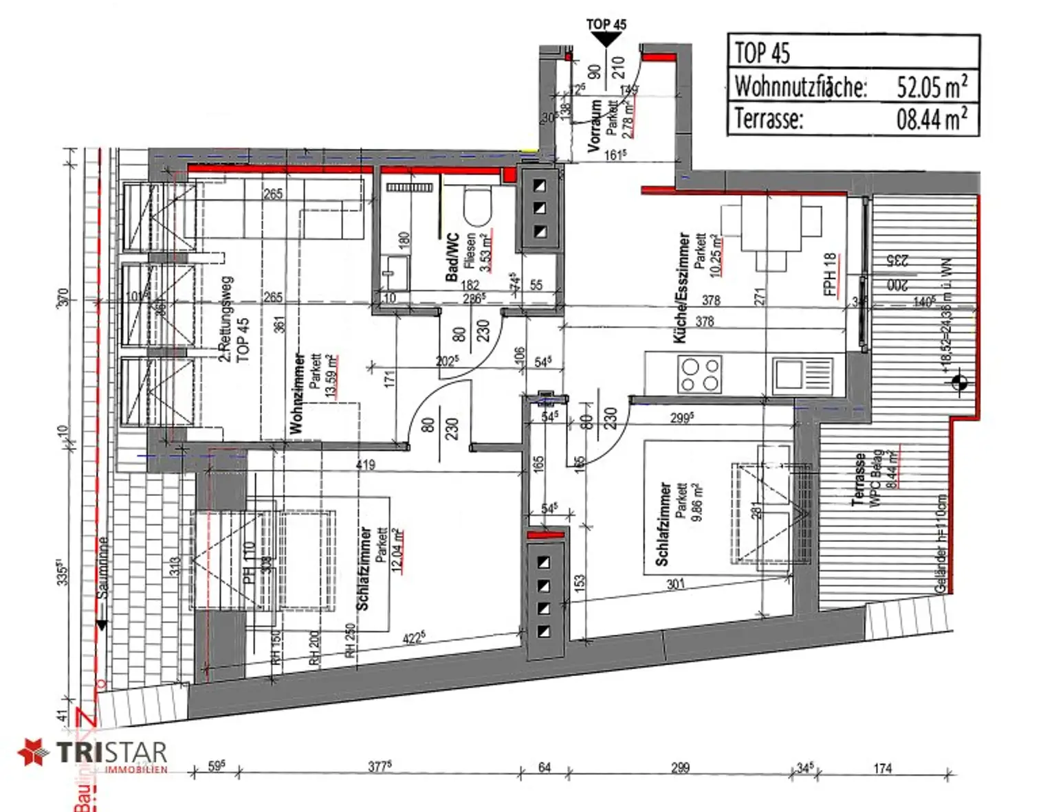 NEU! • U6 JÄGERSTRASSE • 15 NEUBAU DACHGESCHOSSWOHNUNGEN • FÜR ANLEGER UND EIGENNUTZER • EIGENTUM • 1200 WIEN •