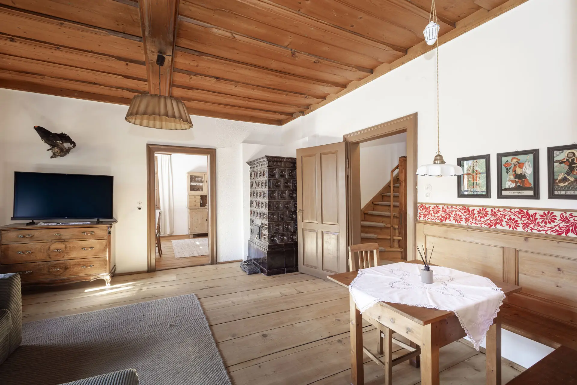 8993 Grundlsee, Bräuhof 39 Wohnzimmer 2 OG