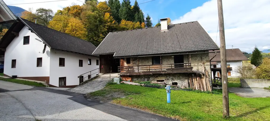 Für Naturliebhaber und Heimwerker- sanierungsbedürftiges Bauernhaus mit Nebengebäuden - zwischen Hermagor und Villach