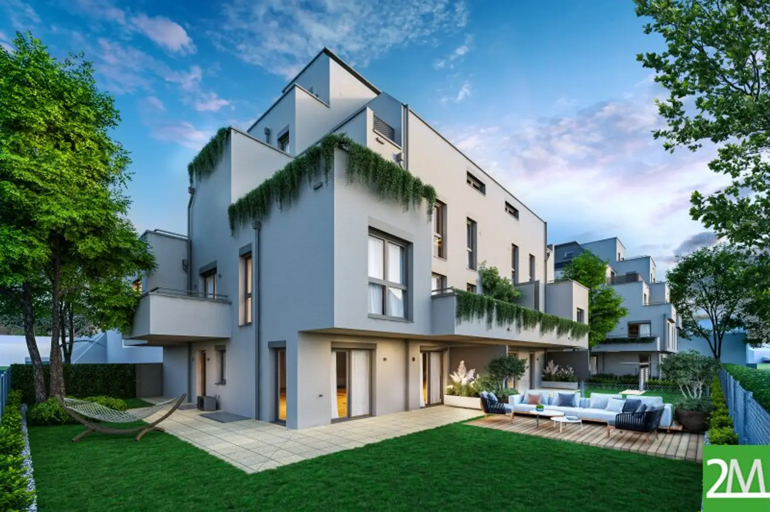 2-Zimmer-Dachgeschoßwohnung in Ruhelage